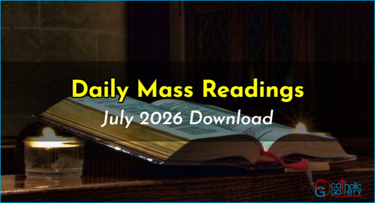 Download Mass Readings – July 2026