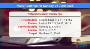 Daily Mass Readings for Sunday, 28 June 2026