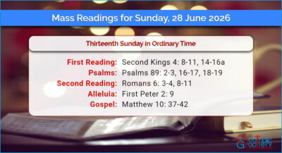Daily Mass Readings for Sunday, 28 June 2026