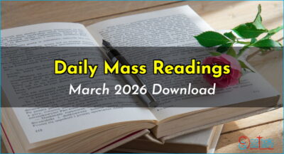 Download Mass Readings – March 2026