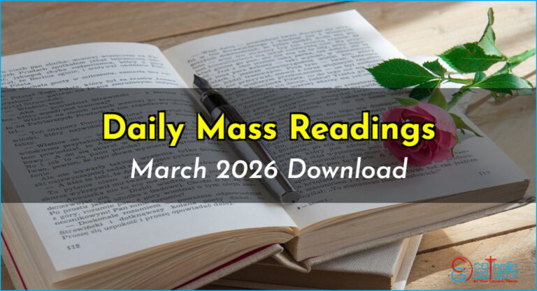 Download Mass Readings – March 2026