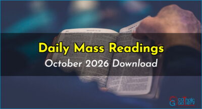 Download Mass Readings – October 2026