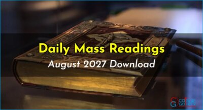 Download Mass Readings – August 2027