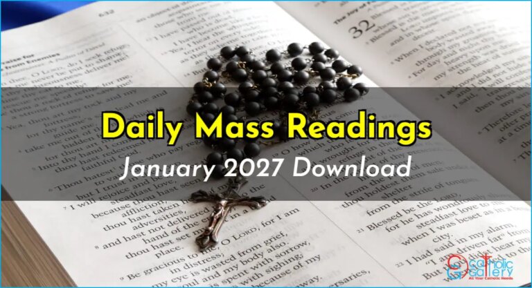 Download Mass Readings – January 2027