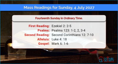 Daily Mass Readings for Sunday, 4 July 2027