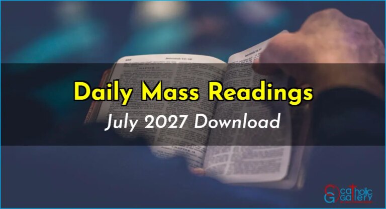 Download Mass Readings – July 2027