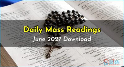 Download Mass Readings – June 2027