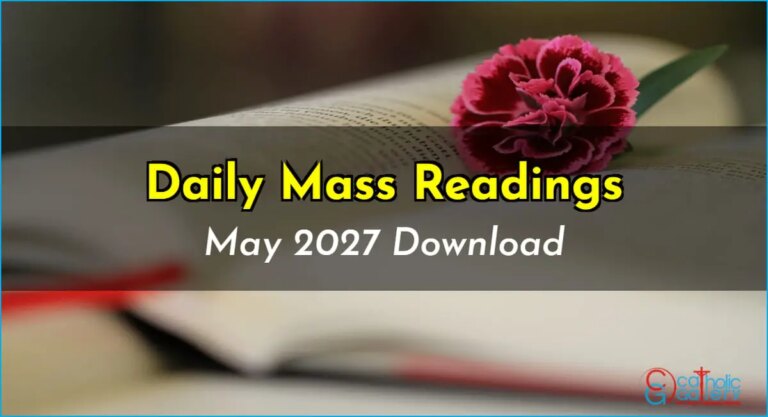 Download Mass Readings – May 2027
