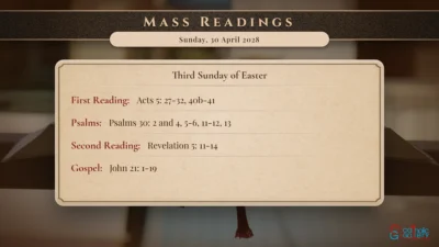 Daily Mass Readings – Sunday, 30 April 2028