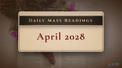 April 2028 Mass Readings Image Gallery