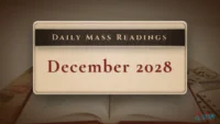 Daily Mass Readings – December 2028