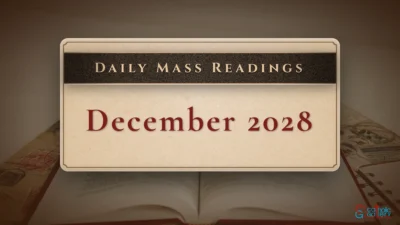 December 2028 Mass Readings Image Gallery