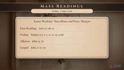 Daily Mass Readings – Friday, 2 June 2028