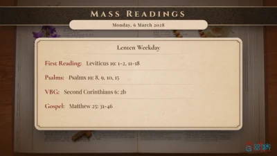 Daily Mass Readings – Monday, 6 March 2028