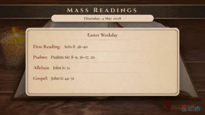 Daily Mass Readings – Thursday, 4 May 2028
