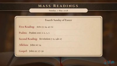 Daily Mass Readings – Sunday, 7 May 2028