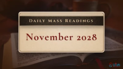 November 2028 Mass Readings Image Gallery