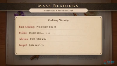Daily Mass Readings – Wednesday, 8 November 2028