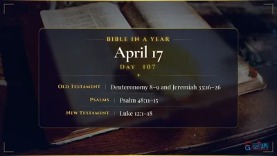 Bible in a Year – April – 17, Day – 107