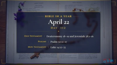 Bible in a Year – April – 22, Day – 112