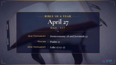 Bible in a Year – April – 27, Day – 117