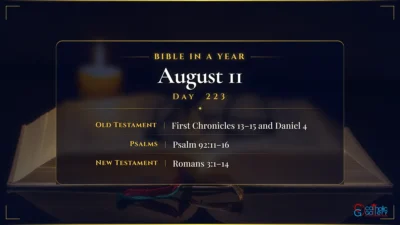 Bible in a Year – August – 11, Day – 223