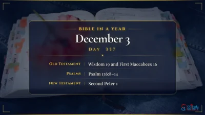 Bible in a Year – December – 3, Day – 337
