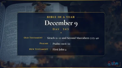Bible in a Year – December – 9, Day – 343