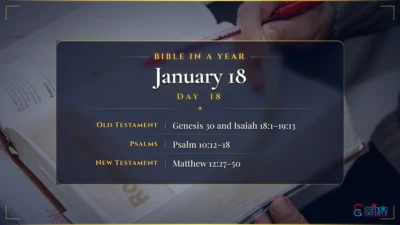 Bible in a Year – January – 18, Day – 18