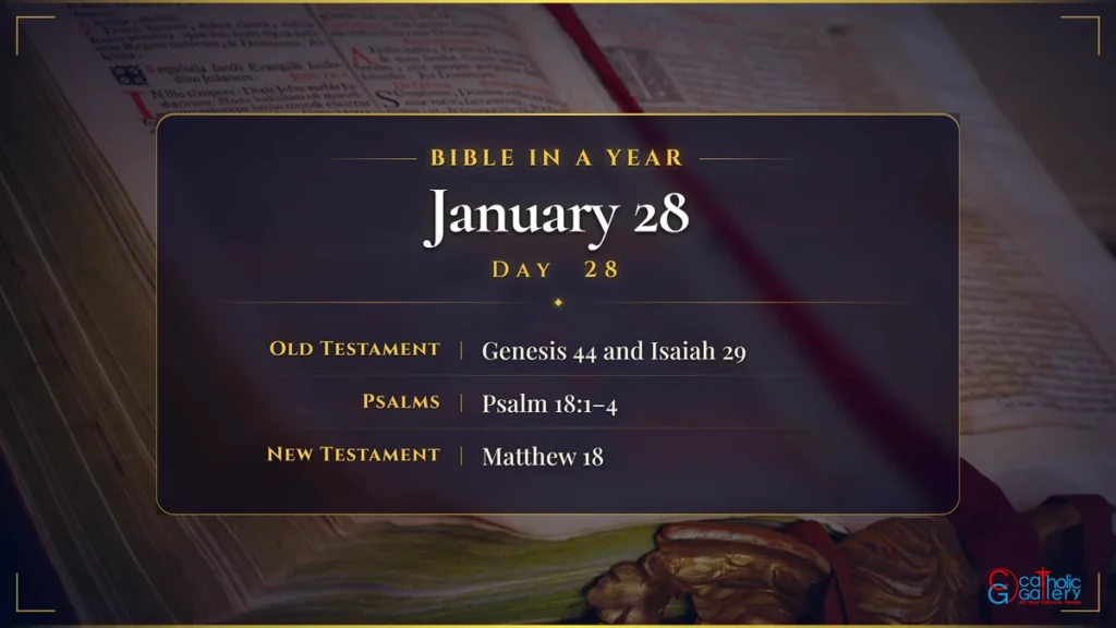 Bible in a Year – Day 28, January 28 reading plan