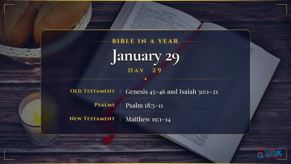 Bible in a Year – Day 29, January 29 reading plan