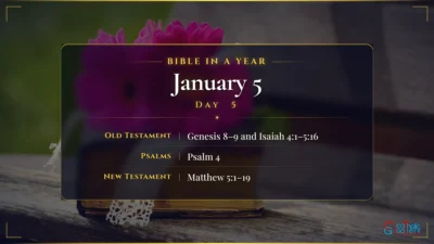 Bible in a Year – January – 5, Day – 5
