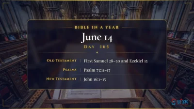 Bible in a Year – June – 14, Day – 165