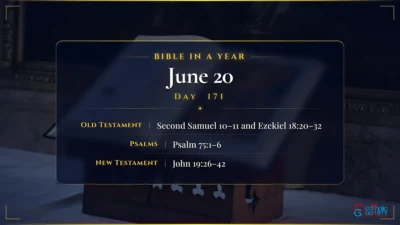 Bible in a Year – June – 20, Day – 171
