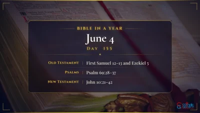Bible in a Year – June – 4, Day – 155