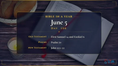 Bible in a Year – June – 5, Day – 156