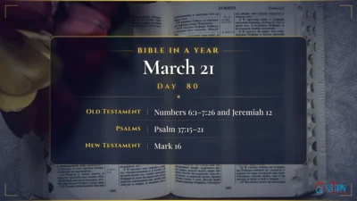 Bible in a Year – March – 21, Day – 80