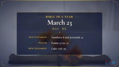 Bible in a Year – March – 23, Day – 82