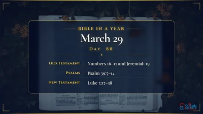 Bible in a Year – March – 29, Day – 88
