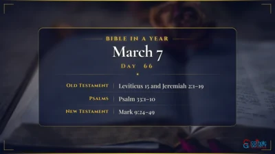 Bible in a Year – March – 7, Day – 66