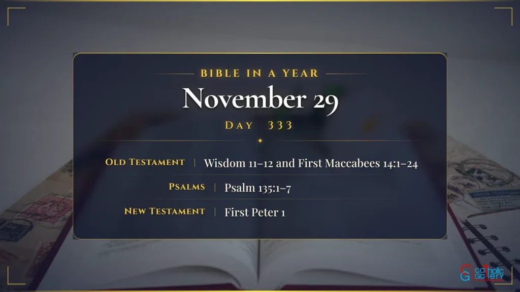 Bible in a Year – Day 333, November 29 reading plan