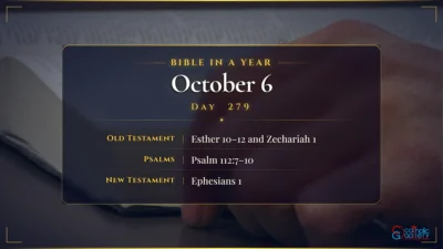 Bible in a Year – October – 6, Day – 279