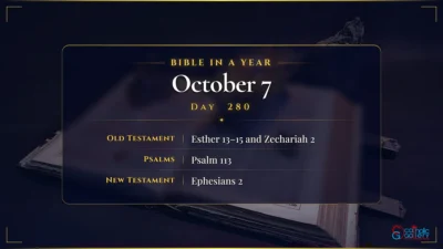 Bible in a Year – October – 7, Day – 280