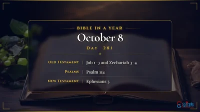 Bible in a Year – October – 8, Day – 281
