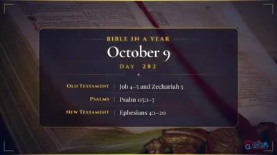 Bible in a Year – October – 9, Day – 282