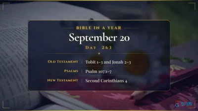 Bible in a Year – September – 20, Day – 263