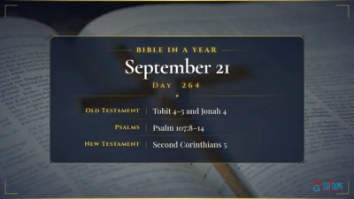 Bible in a Year – September – 21, Day – 264