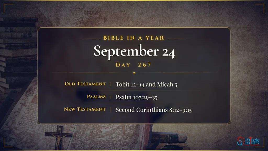 Bible in a Year – Day 267, September 24 reading plan