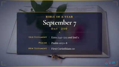 Bible in a Year – September – 7, Day – 250