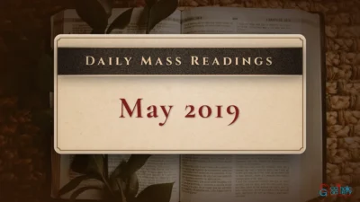 Download Mass Readings – May 2019